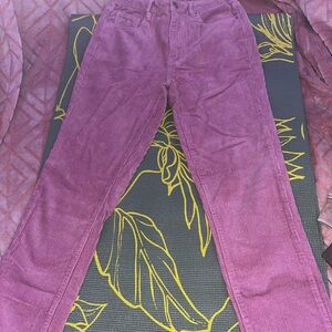 Women's Pink Corduroy Jeans